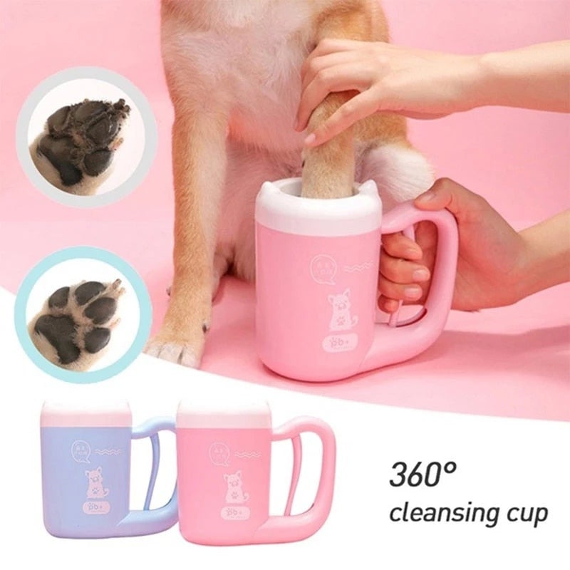 Portable Silicon Dog Paw Cleaner Cup